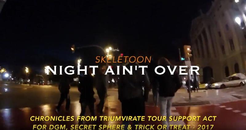 SKELETOON: on line il video di ''Night Ain't Over''