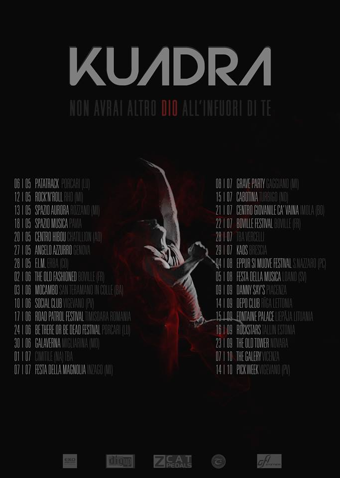 KUADRA: ufficiali le date nel nuovo tour tra l'Italia e l'Europa
