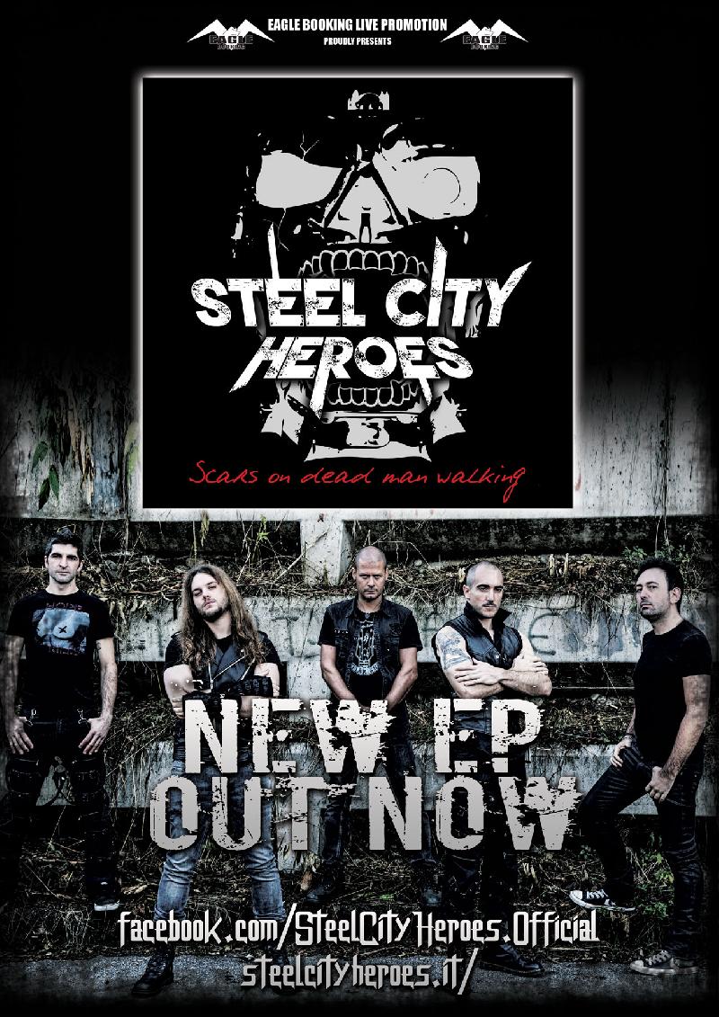 STEEL CITY HEROES: ascolta “Scars on Dead Man Walking” dal nuovo ep in download gratuito
