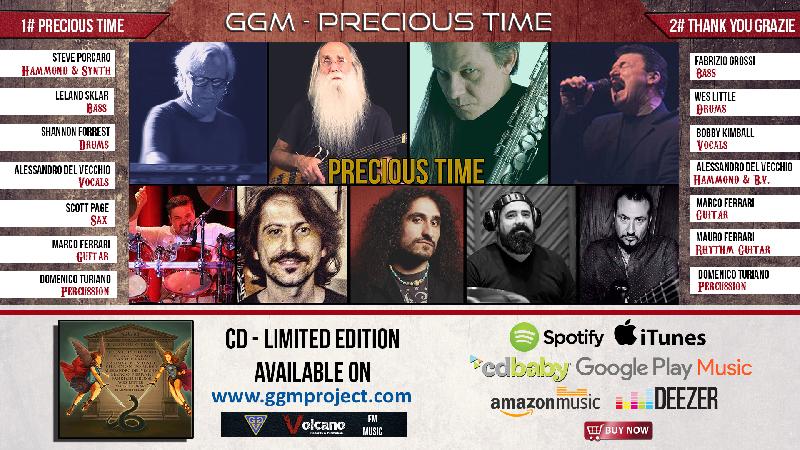 GGM - PRECIOUS TIME: in uscita due brani ad anticipare il disco