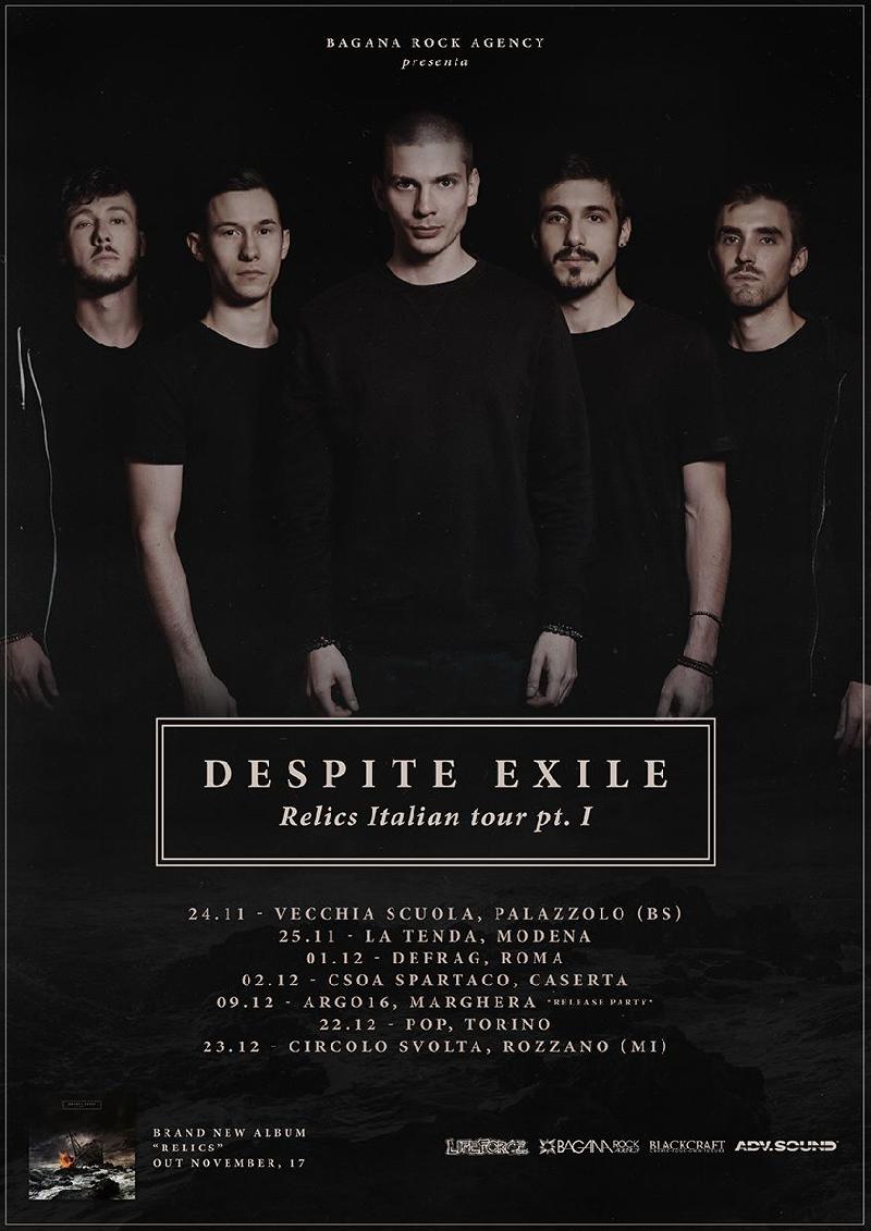 DESPITE EXILE: annunciato il "Relics Italian Tour Pt.1"