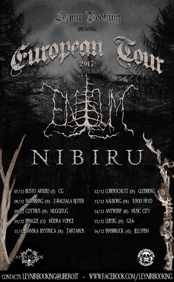 NIBIRU: da domani il tour europeo con Enisum
