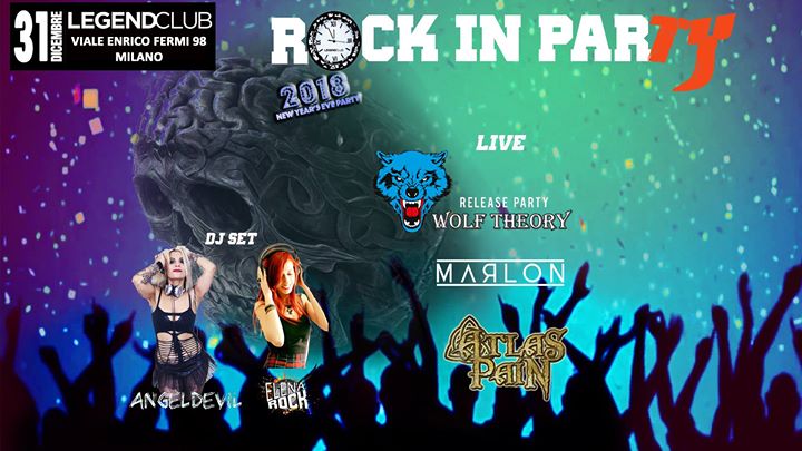 ROCK IN PARTY: primo Capodanno al LEGEND CLUB MILANO
