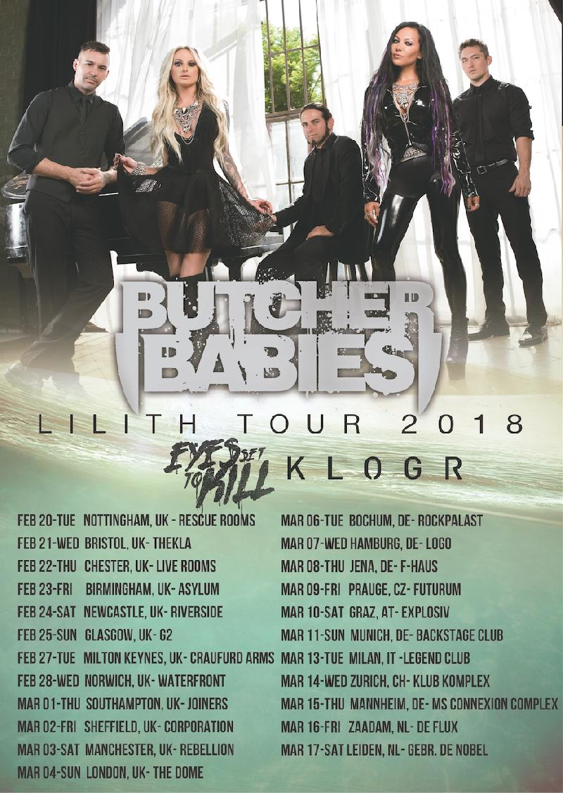 KLOGR: annunciano un nuovo tour con i BUTCHER BABIES