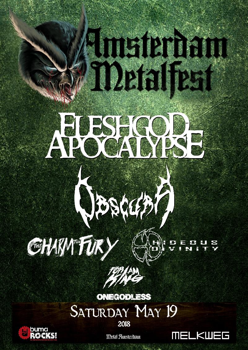 FLESHGOD APOCALYPSE e HIDEOUS DIVINITY: annunciati al Amsterdam Metalfest