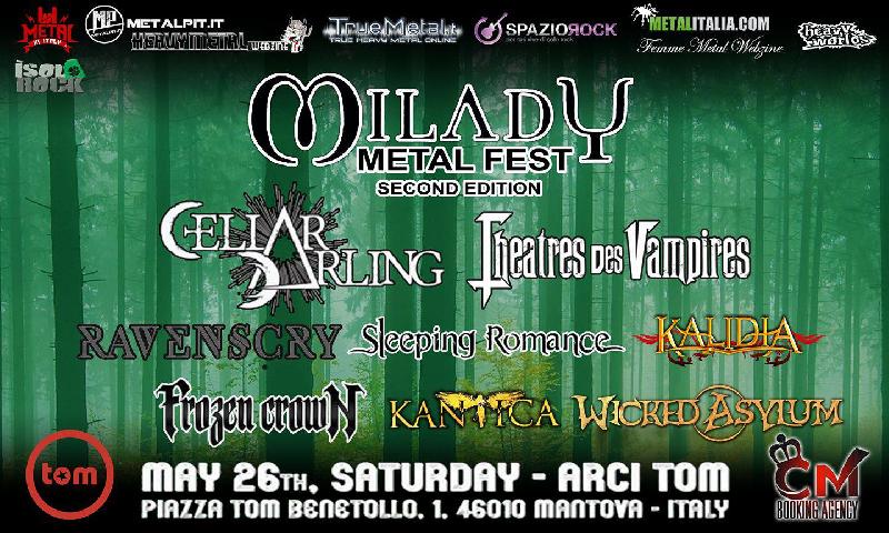 MILADY METAL FEST II: i nuovi orari del festival