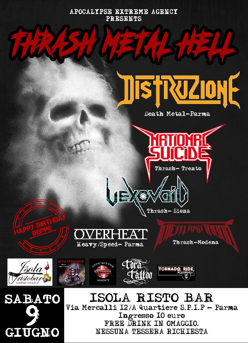 THRASH METAL HELL FEST: tutti i dettagli del festival