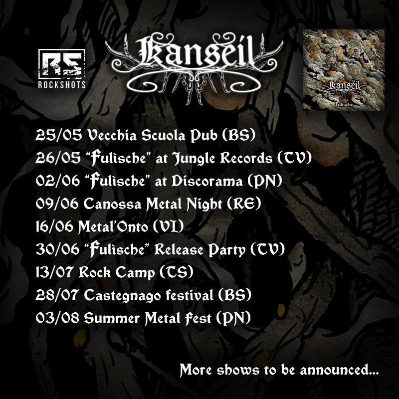 KANSEIL: le date del tour estivo