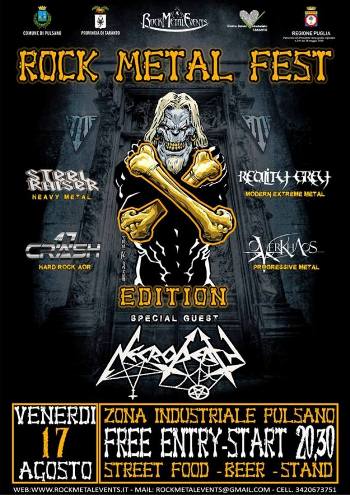 ROCK METAL FEST 2018: pronto il bill ufficiale del concerto a Pulsano di Taranto