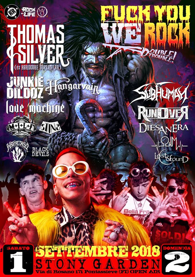 FUCK YOU WE ROCK FEST: a settembre con Thomas Silver headliner