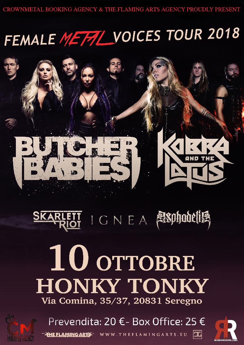 ASPHODELIA: in apertura alla data di Seregno del Female Metal Voices Tour 2018