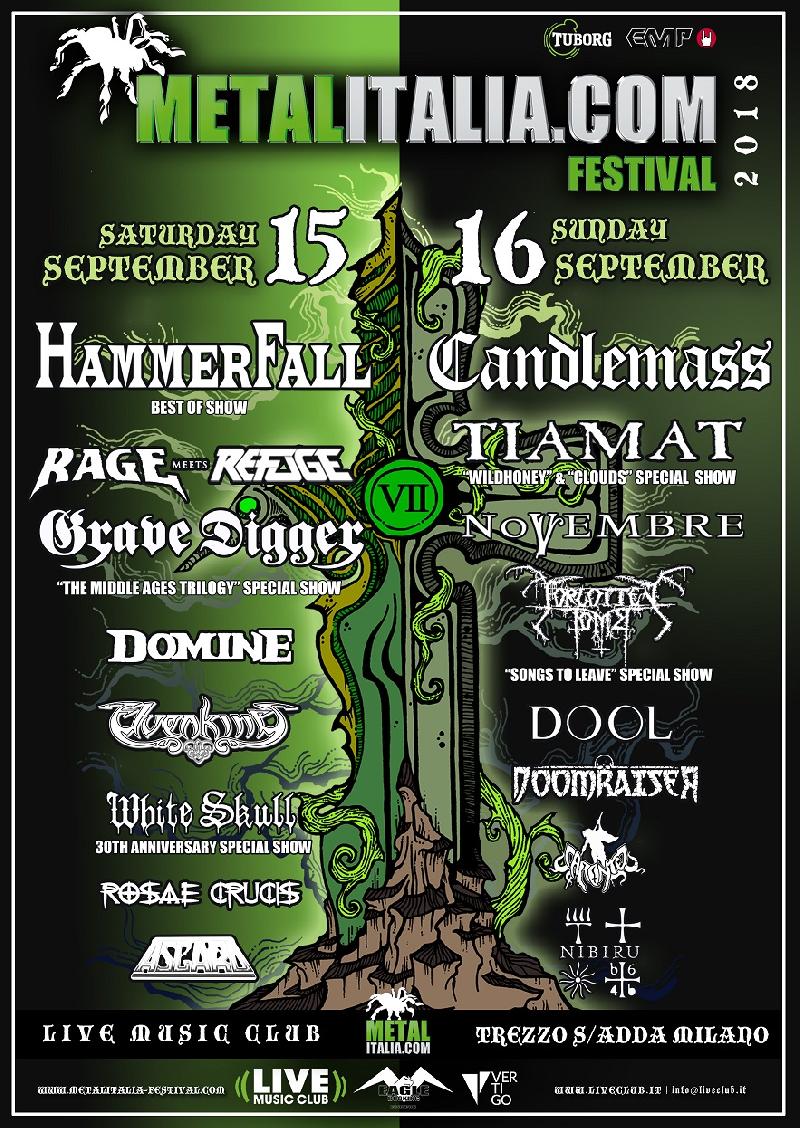 METALITALIA.COM FESTIVAL 2018: gli ELDRITCH rinunciano, al loro posto i WHITE SKULL con uno show esclusivo