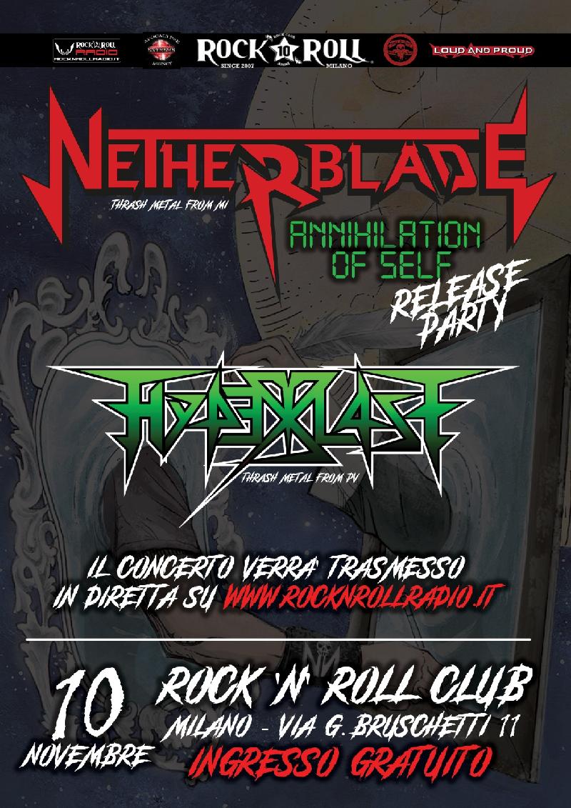 NETHERBLADE: il video clip di ''Beyond Death'' e i dettagli del release party di ''Annihilation Of Self''