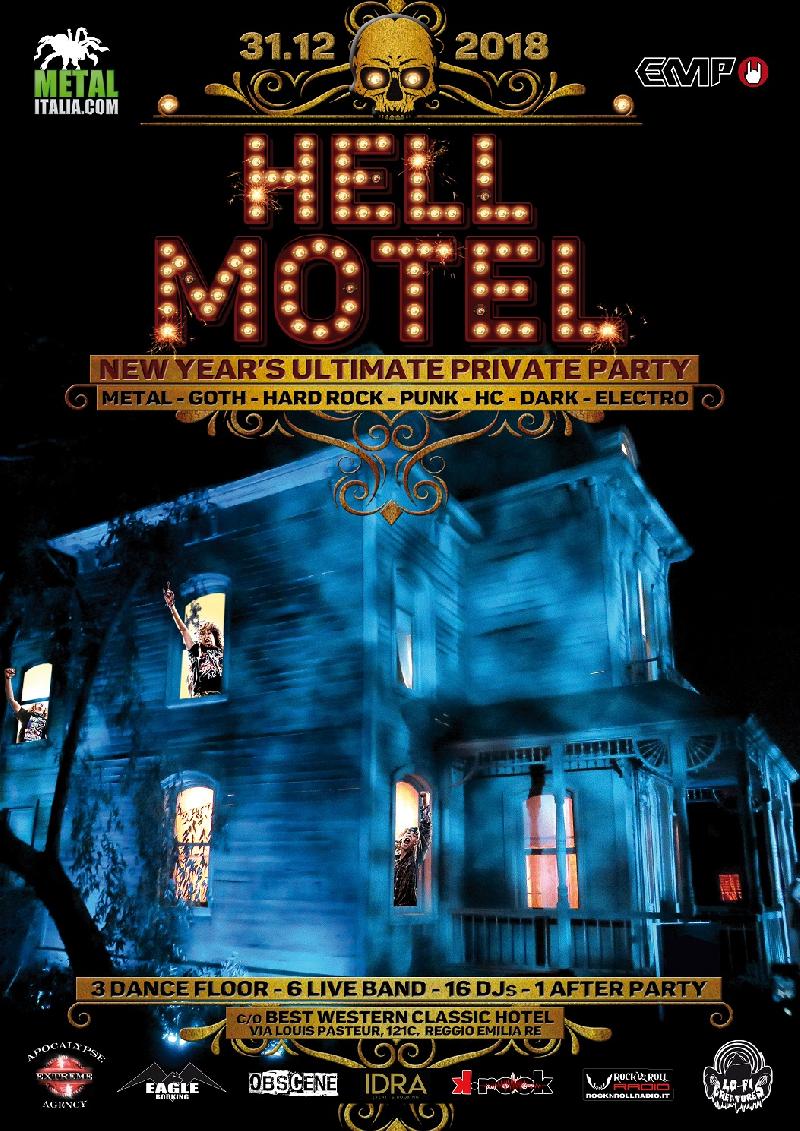 HELL MOTEL PARTY: festa di Capodanno con sale disco, musica dal vivo e si potrà anche dormire