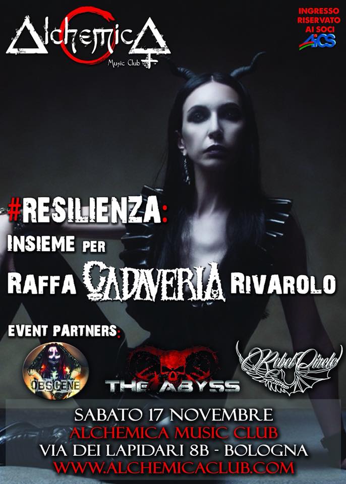 RESILIENZA: insieme per Raffa Cadaveria Rivarolo live a Bologna