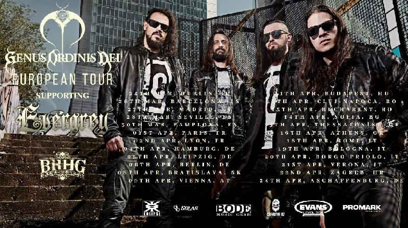 GENUS ORDINIS DEI: annunciano un nuovo tour europeo di supporto agli Evergrey