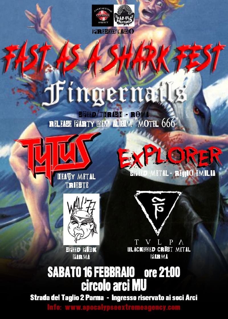 FAST AS A SHARK FEST: orari e dettagli del festival