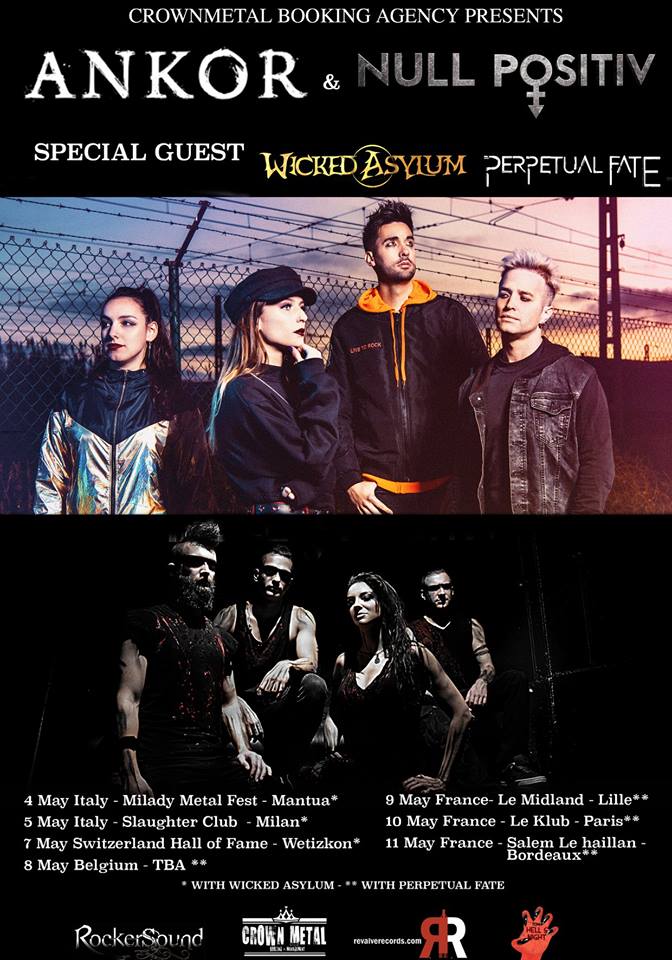 PERPETUAL FATE: Tour con Ankor & Null Positiv in Belgio e Francia
