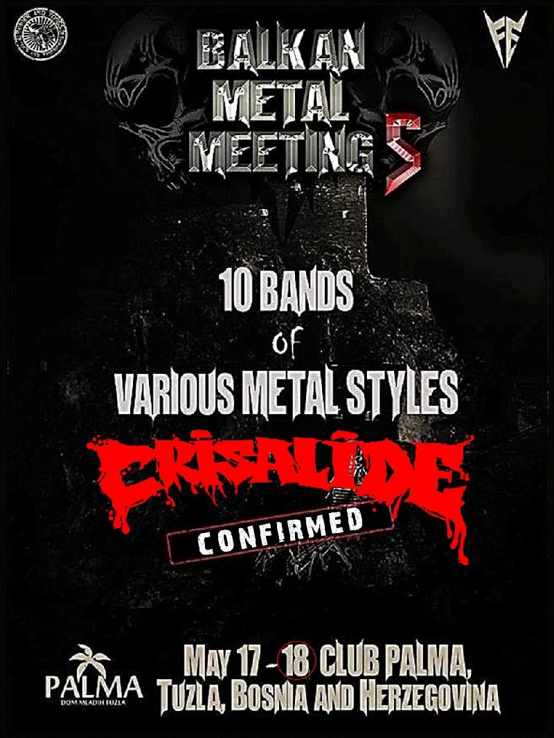 CRISALIDE: confermati al Balkan Metal Meeting 5
