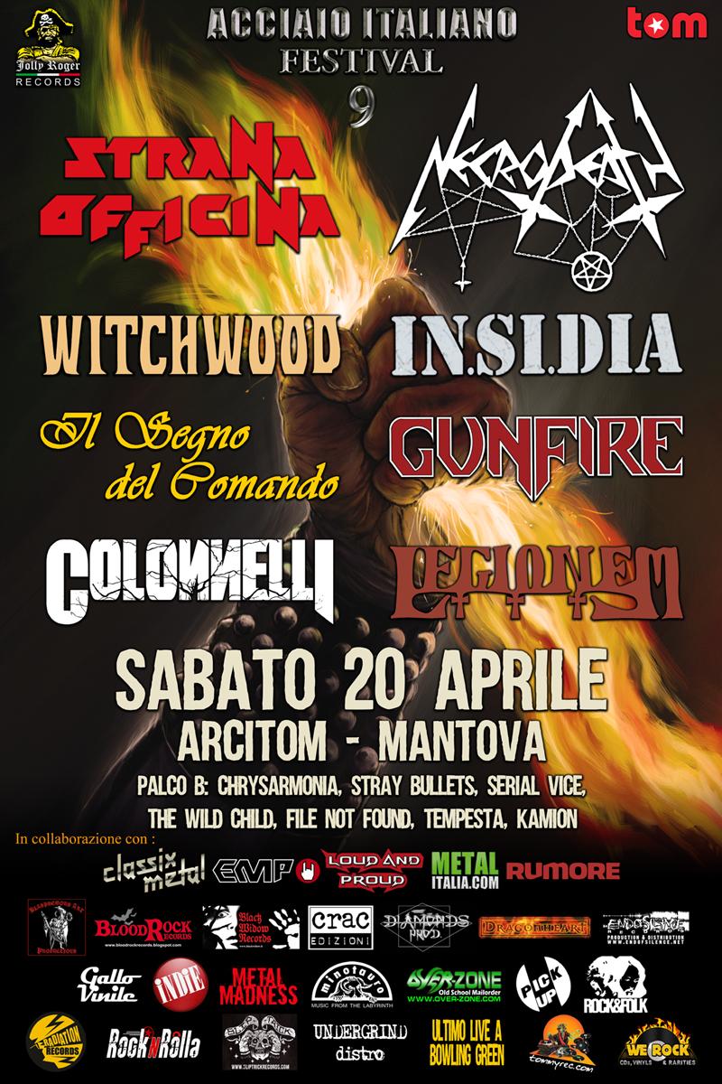 ACCIAIO ITALIANO FESTIVAL 9: il programma di stasera a Mantova