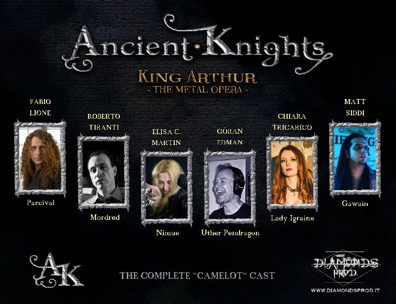 ANCIENT KNIGHTS: data di rilascio e nuovi dettagli sul debut album ''Camelot''