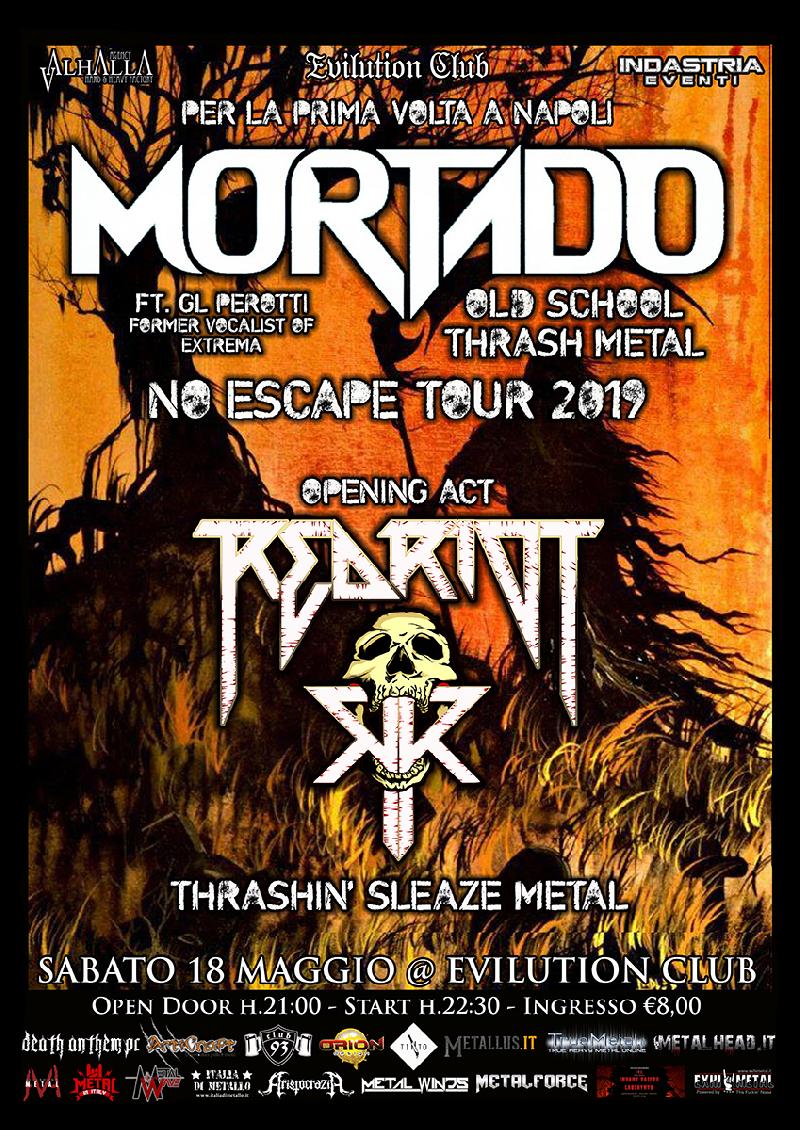 MORTADO: Red Riot in apertura di serata; presente lo stand di "Ultimo live a Bowling Green"