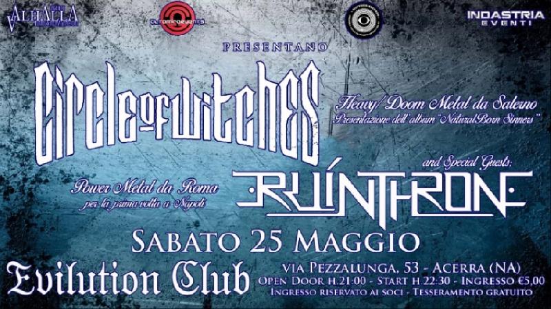 CIRCLE OF WITCHES: i dettagli del Release Party di "Natural Born Sinners"