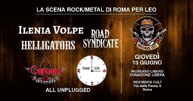 LA SCENA ROCK/METAL DI ROMA PER LEO: i dettagli della serata