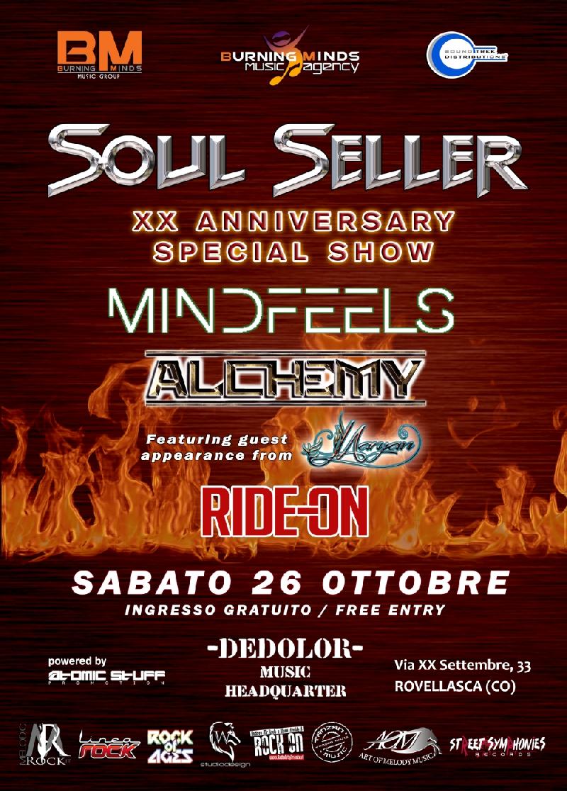 SOUL SELLER: uno speciale evento dal vivo per celebrare il ventesimo anniversario della band