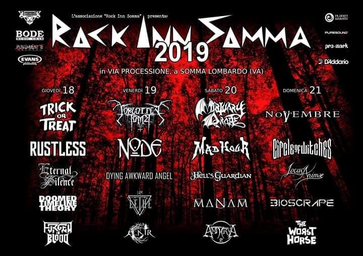 ROCK INN SOMMA 2019: il programma delle giornate e gli orari