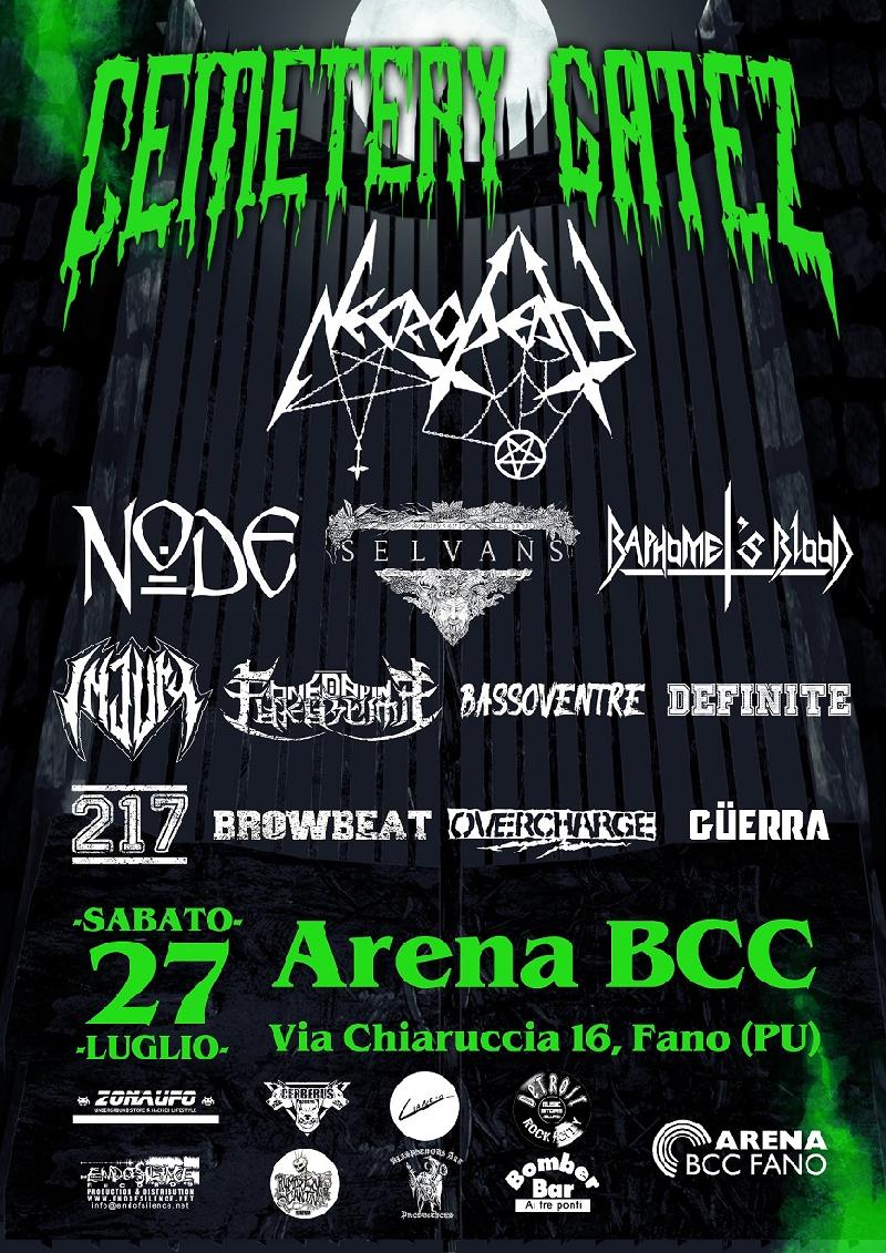 CEMETERY GATEZ FEST 2019: orari e dettagli dell’evento a Fano