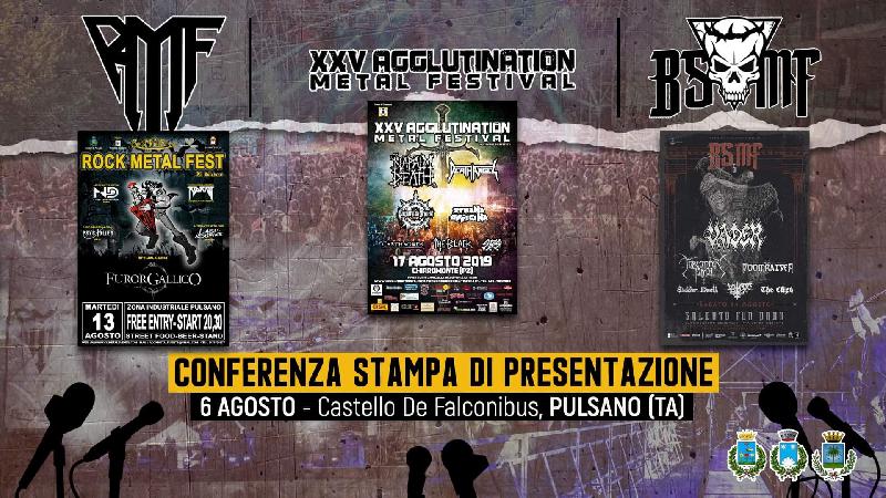 AGGLUTINATION, ROCK METAL FEST e BREAKING SOUND: conferenza stampa di presentazione dei tre eventi metal