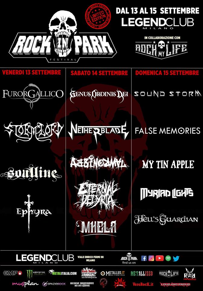 ROCK IN PARK 2019: tutti i dettagli della ''Limited Edition''