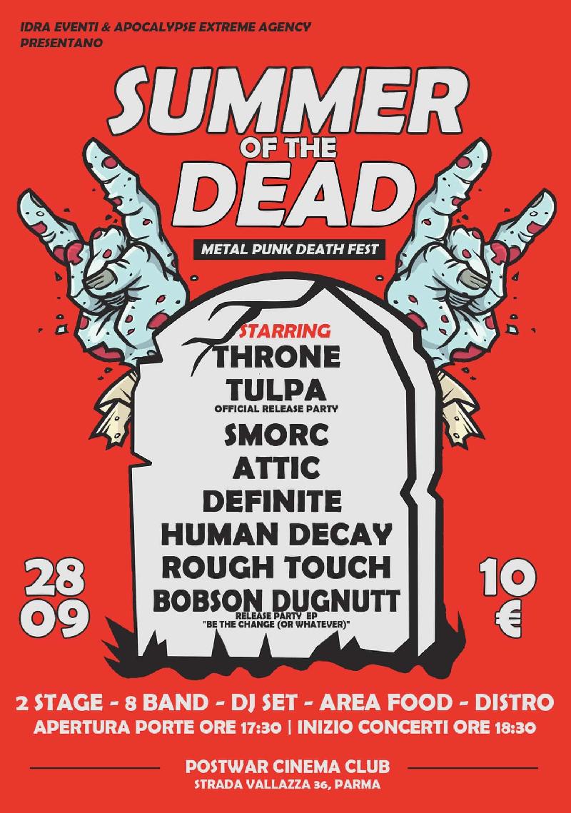 SUMMER OF THE DEAD FEST: il 28 settembre a Parma