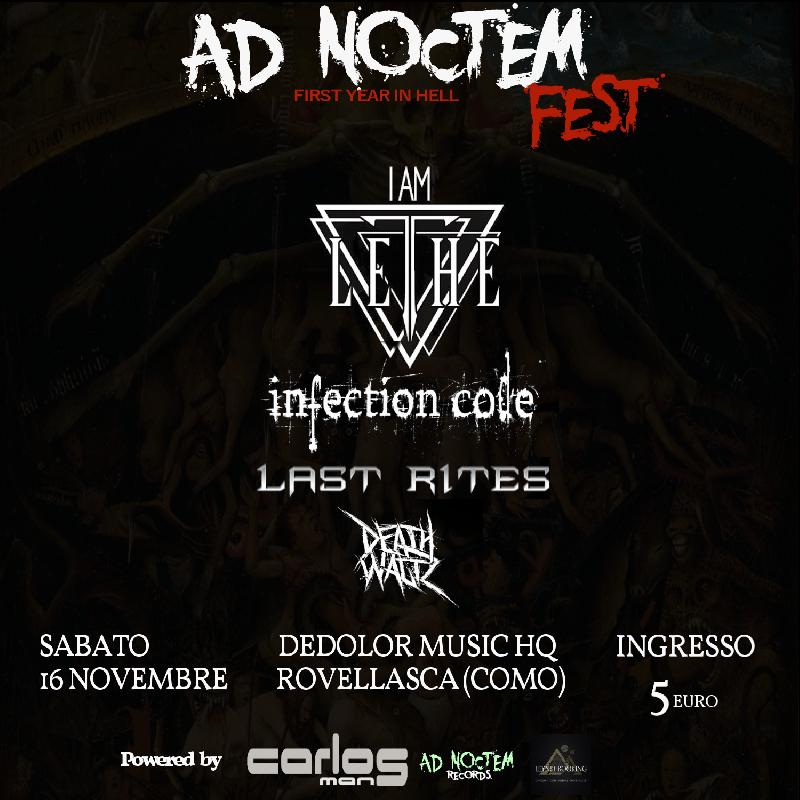 AD NOCTEM FEST: serata per il primo anno di attività della Ad Noctem Records