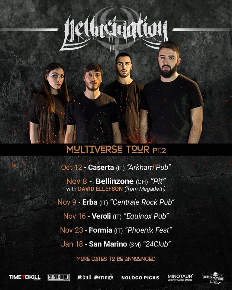 HELLUCINATION: nuove date a supporto del nuovo album ''Multiverse''