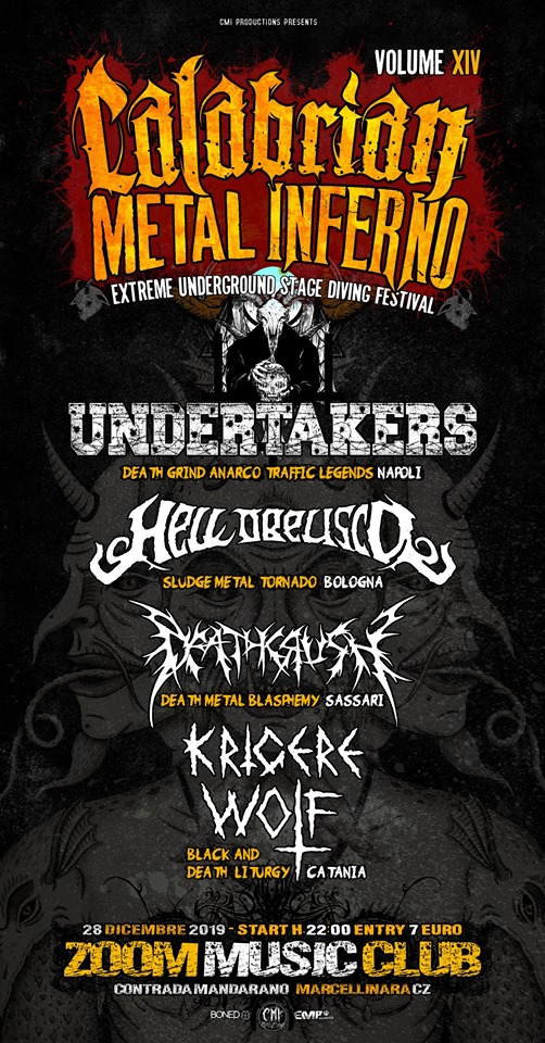 CALABRIAN METAL INFERNO FEST: i dettagli della 14a edizione