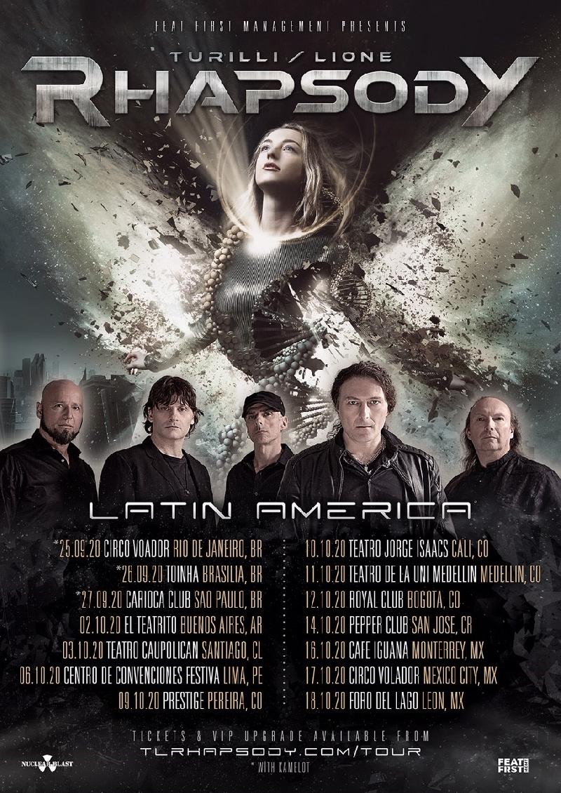 TURILLI / LIONE RHAPSODY: annunciano le nuove date del tour latino-americano