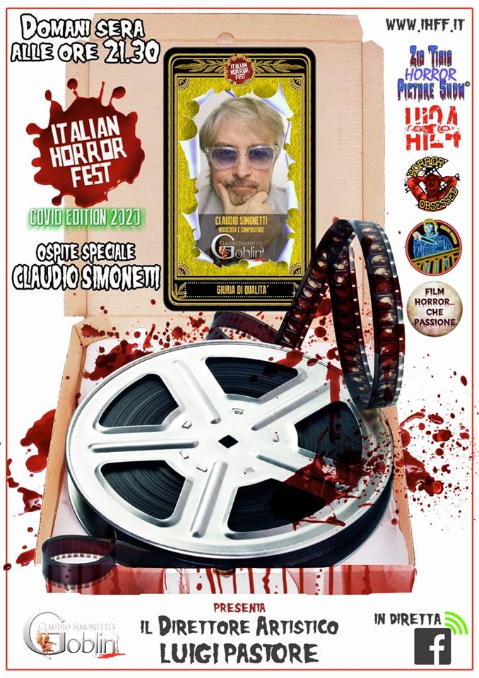 CLAUDIO SIMONETTI: diretta speciale dalla pagina dell'Italian Horror Fest
