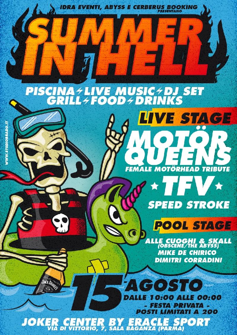 SUMMER IN HELL - Pool Party: Ferragosto in piscina con musica live e molto altro a Parma