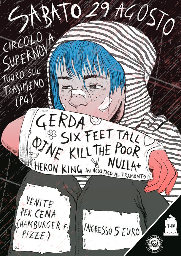 SIX FEET TALL: questo sabato il release show di "Be Grave With Your Life"