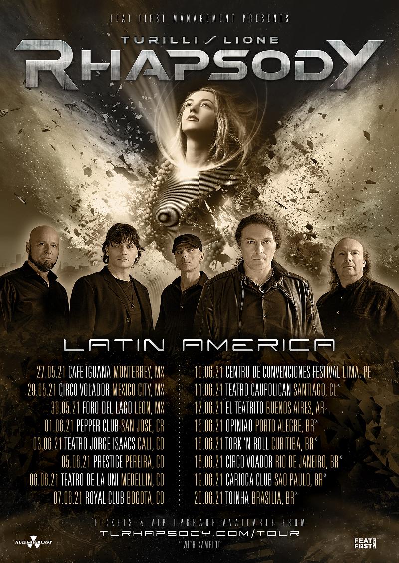 TURILLI / LIONE RHAPSODY: le nuove date del tour latinoamericano