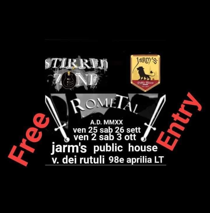 ROMETAL 2020: il ritorno al Jarm's Public House di Aprilia