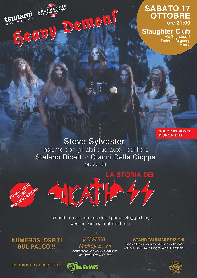 ''HEAVY DEMONS NIGHT'', LA STORIA DEI DEATH SS (1987-2020): a grande richiesta nuovo appuntamento a Milano