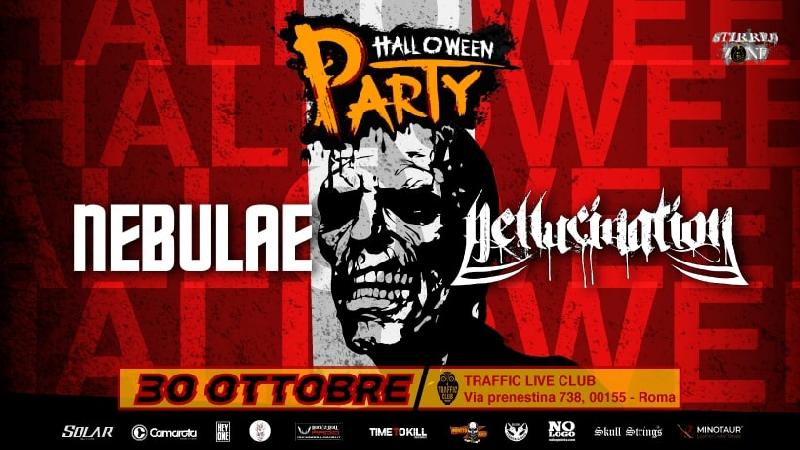 HALLOWEEN PARTY: live al Traffic Club con Hellucination e Nebulae