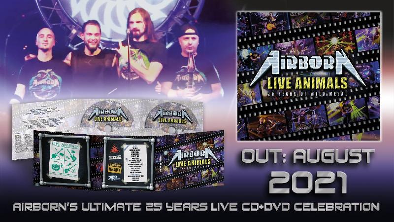 AIRBORN: live album e DVD per i 25 anni di carriera
