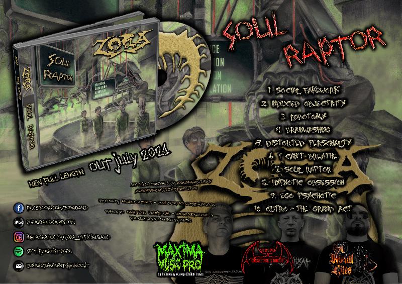 ZORA: fuori il nuovo full-lenght ''Soul Raptor''