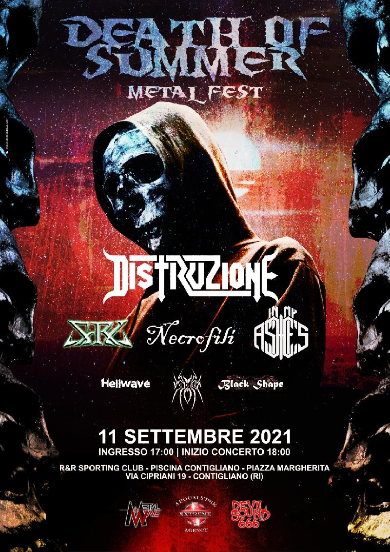 DEATH OF SUMMER METAL FEST: tutti i dettagli dell'evento di Rieti