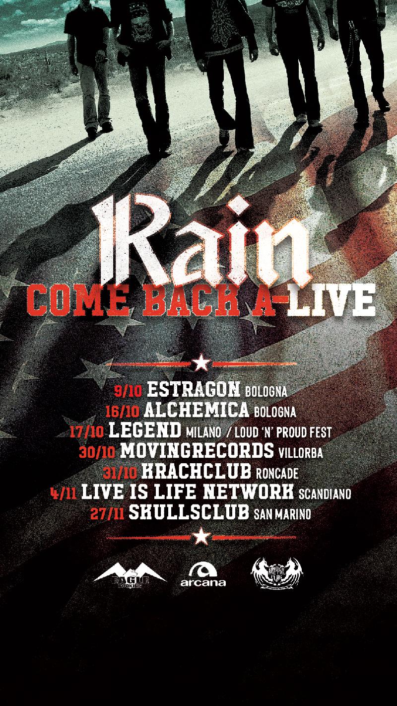 RAIN: il libro ''Come Back A-live''
