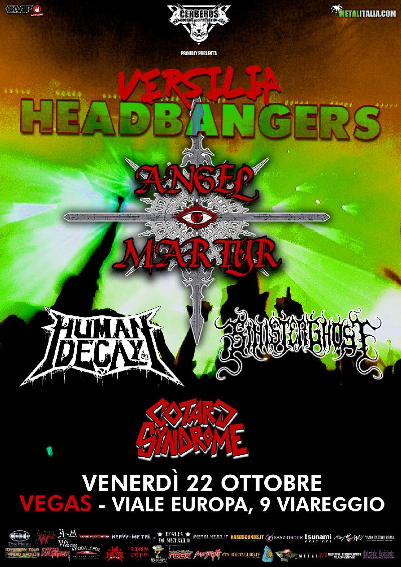 VERSILIA HEADBANGERS: ANGEL MARTYR e altri al Vegas di Viareggio